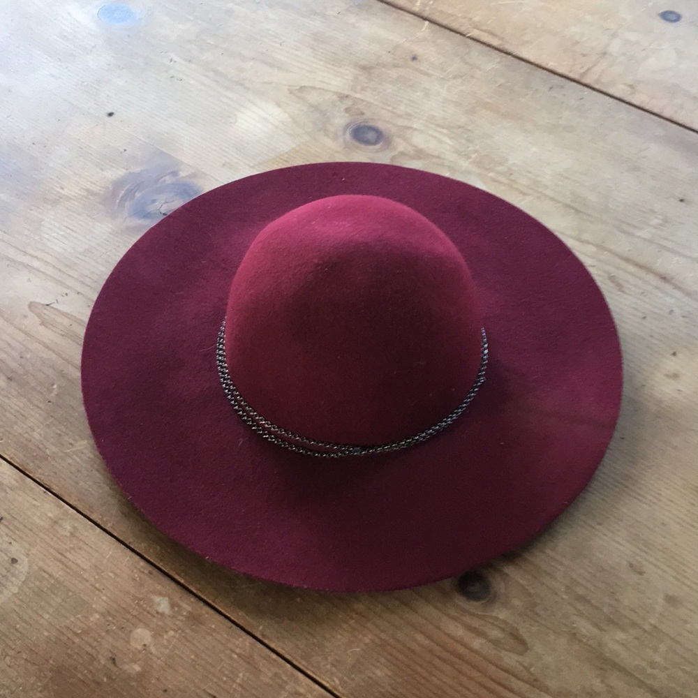 Floppy Maroon Hat